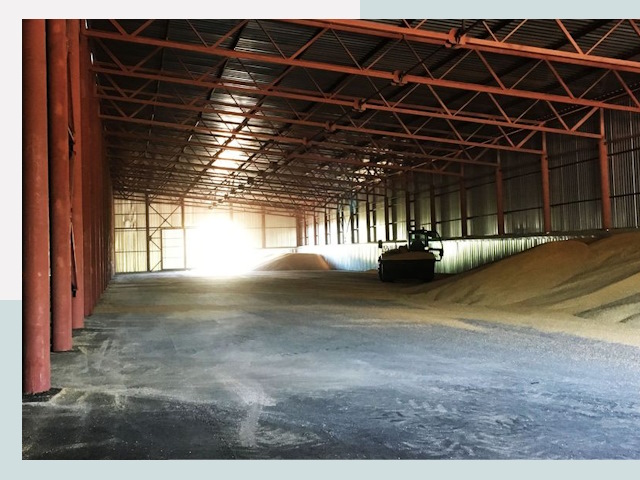 Строительство зернохранилищ в Ступино