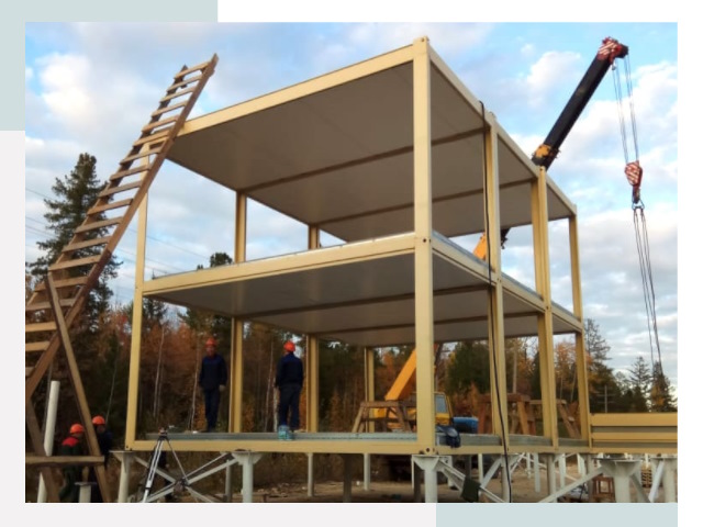 Строительство модульных здания Ступино