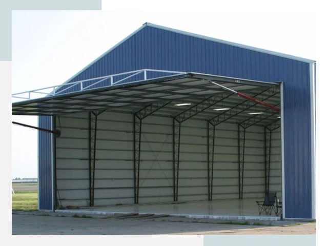 Прямо стенные ангары в Ступино