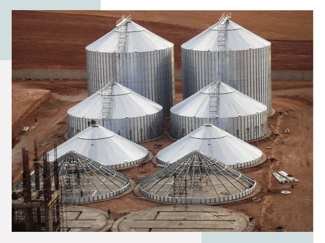 Строительство зерновых силосов в Ступино