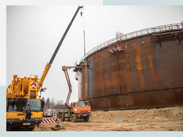 Монтаж резервуаров в Ступино от 624 руб. за м³