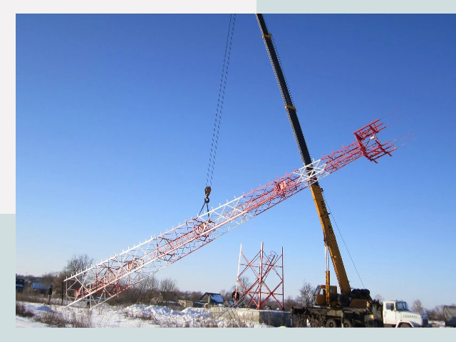 Строительство башен связи в Ступино от 624 руб.