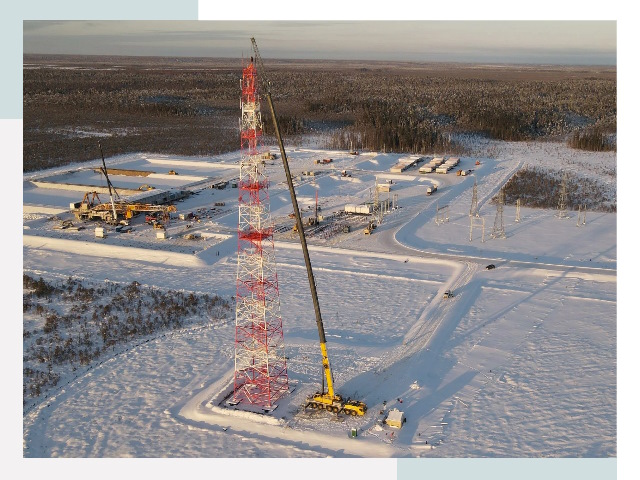 Мачты связи в Ступино