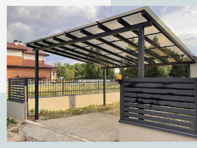 Металлические навесы в Ступино от 624 руб. за м²