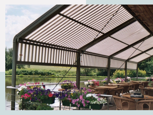 Элегантные навесы для кафе от 624 руб в Ступино