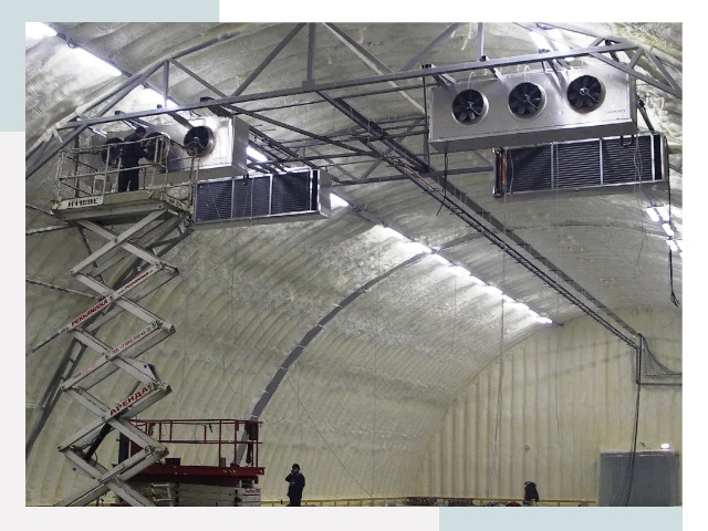 Оснащение ангаров в Ступино