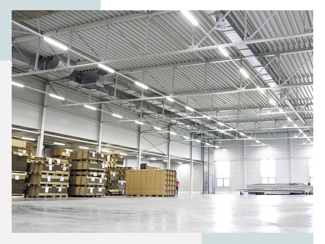 Освещение ангаров в Ступино