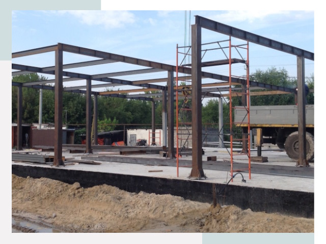 Фундамент для ангаров в Ступино