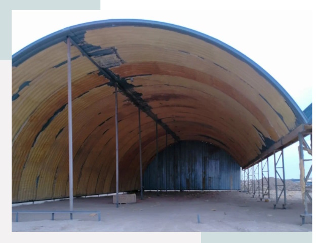 Реконструкция ангаров в Ступино