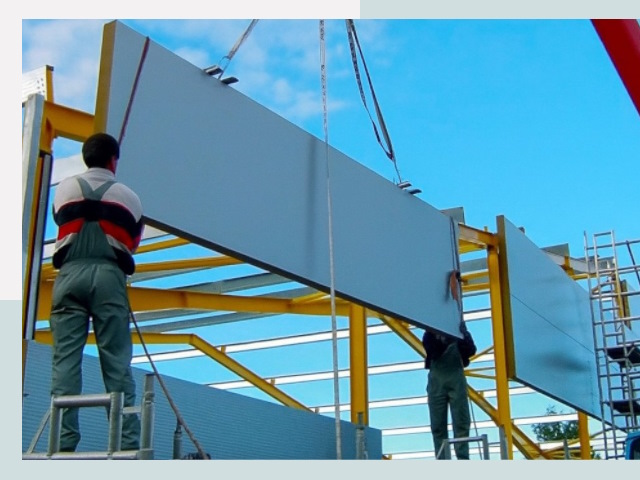 Монтаж сэндвич-панелей в Ступино от 624 руб.